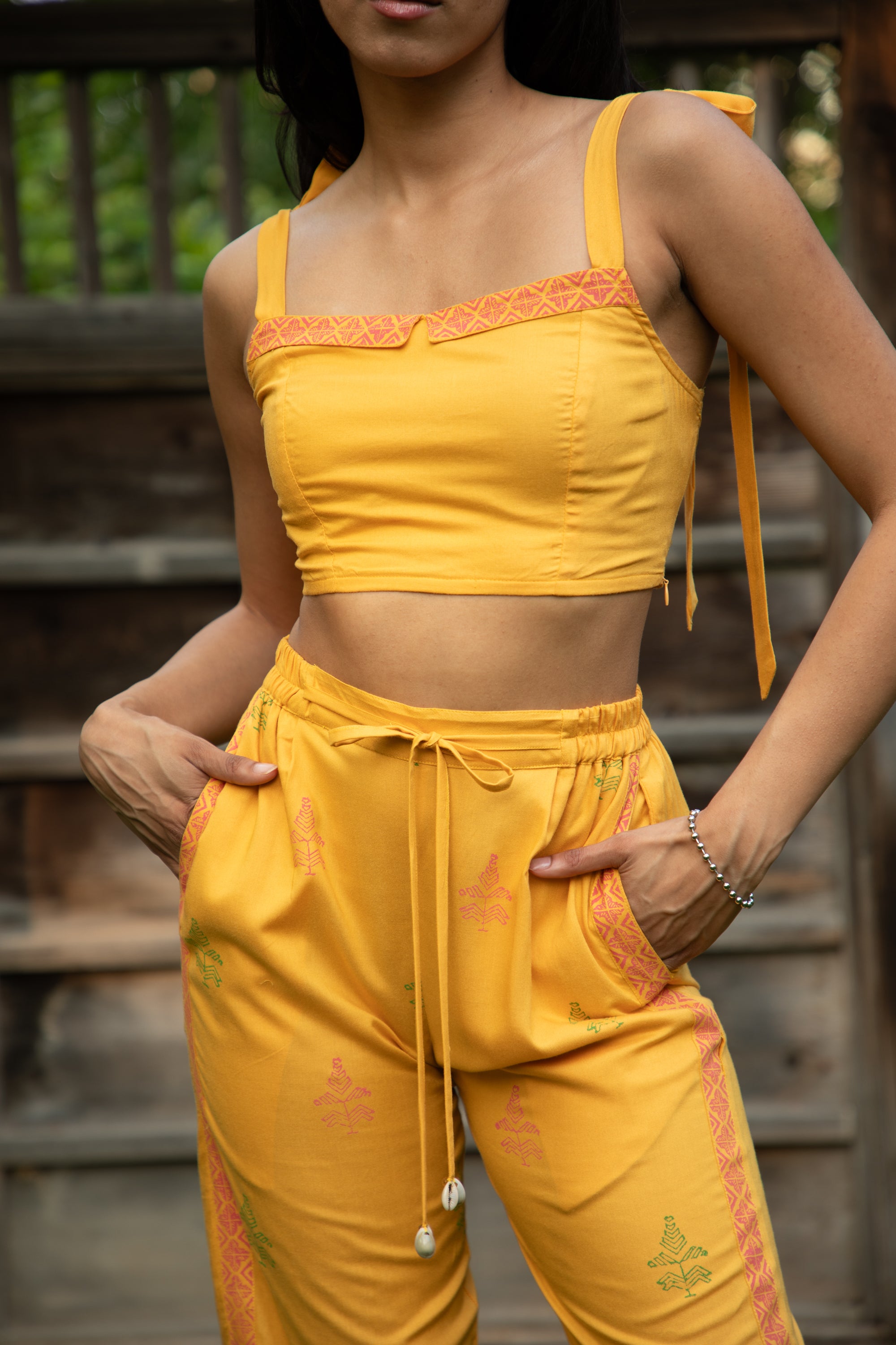 Yellow Daisy Bustier