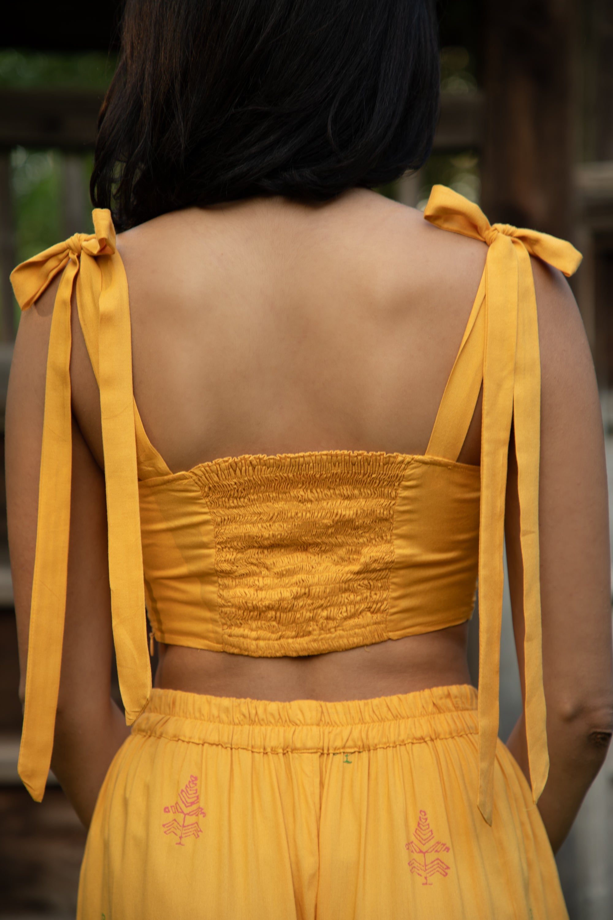 Yellow Daisy Bustier